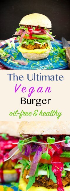 The Ultimate Vegan Burger Pinterest